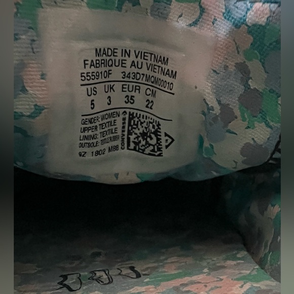 Converse Chuck Taylor All Star Madison OX Sneaker Navy size 5 - Excellent - Picture 11 of 12